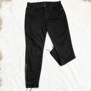 GRLFRND Black Kendall Distressed Jeans Stargaze Size 30